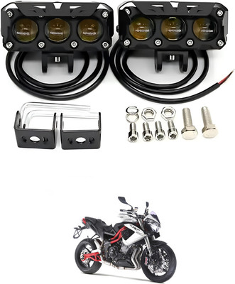 GONAMA Universal For All Motorcycle Fog Light Spot Projector Yellow And White SG400 Car Fancy Lights(Multicolor)