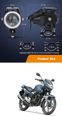 PECUNIA LED Fog Lamp Unit for Universal For Car Universal For Car