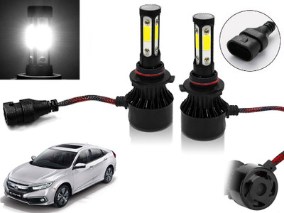 AUTO PEARL 4-Side 9005/HB3 LED Bulb for Car 80W-12V 3500LM 6000K wide Ultra White light_B13 Headlight Car LED for Honda (12 V, 80 W)(Civic, Pack of 2)