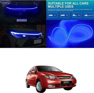 PECUNIA Car Fancy Reflector LED Bar Flexible Car Hood Strip Light 43 Car Reflector Light(Blue)