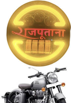 Sigmatech Rajputana blt hdl 32 Headlight Car, Motorbike LED for Royal Enfield, Mahindra (12 V, 90 W)(All Royal Enfield Models, Thar)