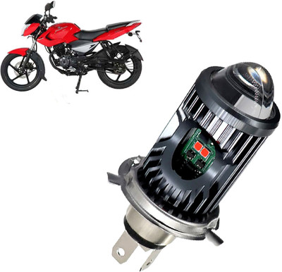 AUTO PEARL White/Yellow Dual Beam & Flicker Red/Blue Led for Pulsar 135 Fog Lamp Motorbike LED for Bajaj (12 V, 35 W)(Pulsar 135 LS, Pack of 1)