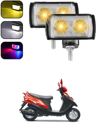 GONAMA Front, Rear LED Indicator Light for Mahindra Pantero(White, Yellow)