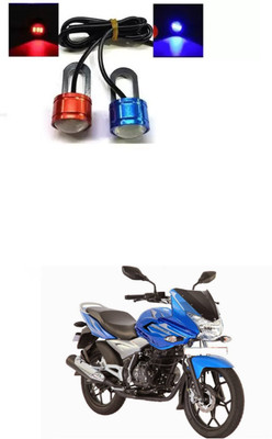 XZRTZ Strobe Light Eagle Eye Red-Blue (1 Pair) 2 Pcs Bike LED Z141 Parking Light Motorbike LED for Bajaj (12 V, 10 W)(Universal For Bike, Pack of 2)