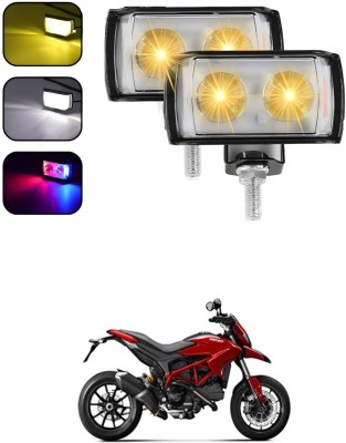 LOVMOTO Front, Rear LED Indicator Light for TVS Max 4R(White, Yellow)