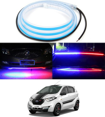 AYW Flexible Police Light 120cm LED Strip Car Trunk/Dashboard/Door For Redi GO Dash Light Car, Van LED for Datsun (12 V, 12 W)(Universal For Car, Pack of 1)