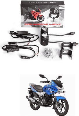 LOVMOTO Universal Mini Drive LED Fog Light Double Color d550 Headlight Car, Motorbike LED for Bajaj (12 V, 40 W)(Discover 150 S, Pack of 2)