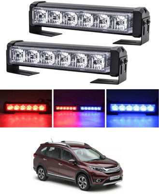 MATIES 12V/6LED Police Light Blue/Red with Remote Police Flash Light For Car-42 Fog Lamp Car LED for Honda (12 V, 55 W)(BRV, Pack of 1)
