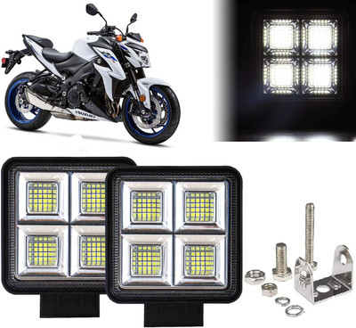 AUTO PEARL 64 LED 192W Fog Light Super Bright With Mounting Brackets for GSX S1000 ABS Fog Lamp Motorbike LED for Suzuki (12 V, 192 W)(GSX R1000)