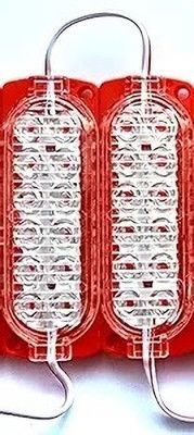 StrawHat DC 12 V 3 Watt Waterproof LED Module Light Lamp Bulb Multipurpose Use(Red,Pcs2) LED Module Electronic Hobby Kit