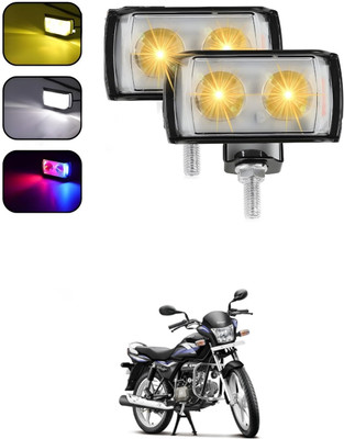 GONAMA Front, Rear LED Indicator Light for Bajaj Universal For Bike(White, Yellow)