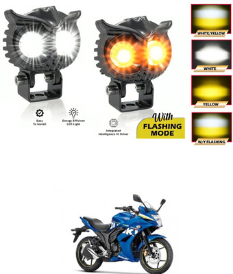 GONAMA Front, Rear LED Indicator Light for Kawasaki Ninja(White, Yellow)