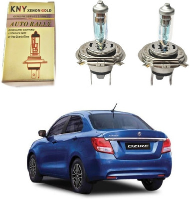 kny K-470 12v 130/110W Auto Rally H4 Car Headlight Bulb P43T 2 Headlight Bulbs Dzire Headlight Car Halogen for Maruti Suzuki (12 V, 130 W)(Swift Dzire, Pack of 1)