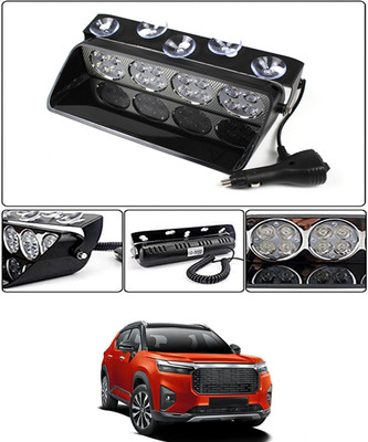 RKPSP Emergency Windshield Red/Blue/12V DC/16LED Strobe Flasher Police Light-088 Fog Lamp Car, Truck, Van LED for Honda (12 V, 55 W)(Elevate, Pack of 1)