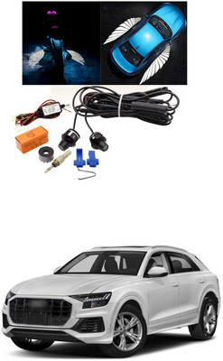 LOVMOTO Universal Bike & Car laser Wing Projector/Shadow Light/Ghost LED Light SX242 Mirror Light Car, Motorbike LED for Audi (12 V, 12 W)(A4, Pack of 2)