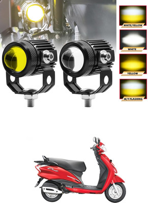 GONAMA Front, Rear LED Indicator Light for Suzuki GS(White, Yellow)
