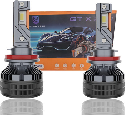 METRO TECH HB4/9006 Car Led Headlight Bulbs 200W, 20,000 Lumens Super Bright,6500K Cool_HB4 Headlight Car, Truck, Van LED (12 V, 200 W)(Universal For Car, Pack of 1)
