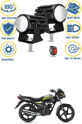 LOVMOTO Front, Rear LED Indicator Light for Royal Enfield Universal For Bike(White, Yellow)