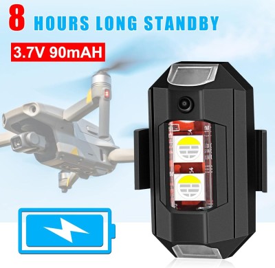 ASTOUND LED Aircraft Strobe Lights USB Charging Indicator Light Car, Motorbike, Truck, Van LED (3.7 V, 15 W)(Universal For Bike, Pack of 1)