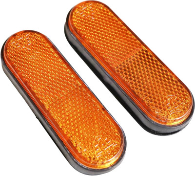 road religion int035 Side Marker Motorbike Flourescent (1 V, 1 W)(Universal For Bike, Pack of 2)
