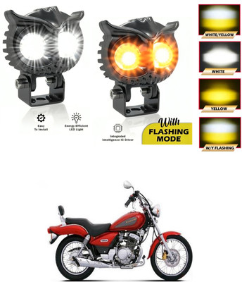 LOVMOTO Front, Rear LED Indicator Light for Bajaj Pulsar 150 DTS-i(White, Yellow)