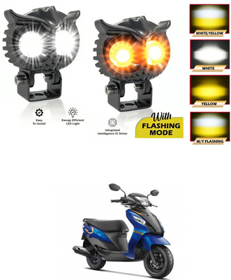 GONAMA Front, Rear LED Indicator Light for Yamaha Universal For Bike(White, Yellow)