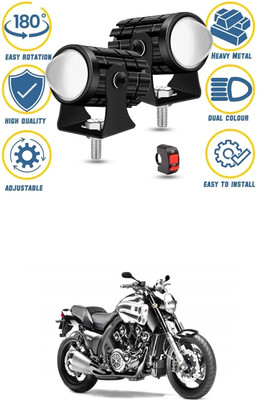 LOVMOTO Front, Rear LED Indicator Light for Suzuki Gixxer SF(White, Yellow)