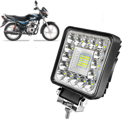 AUTO PEARL 4Inch 41-LED Work Light Headlight Driving Fog Lamp Spotlight A055 Fog Lamp Motorbike LED for Bajaj (12 V, 15 W)(CT 100)