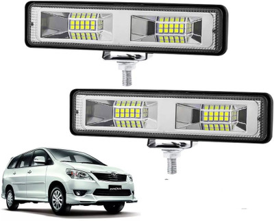 AUTO PEARL 5.7 Inch 48W Auxiliary Light Bar White Color Work Spot Light for Car A200 Fog Lamp Car LED for Toyota (12 V, 48 W)(Innova, Pack of 2)