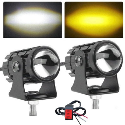 carfrill Universal Bike Led Light Headlight Bulb High Power Fog Lamp Motorbike LED (12 V, 36 W)(Universal For Bike, Pack of 2)