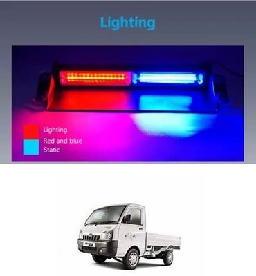 APICAL Car Flash Light Red Blue LED COB For Maximo Plus Headlight Car LED for Mahindra (12 V, 72 W)(Universal For Car, Pack of 1)