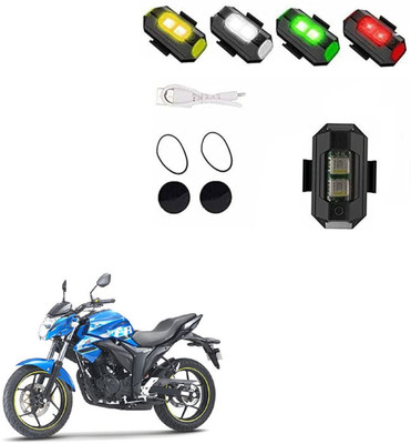 Vagary Multicolor Strobe Lights with USB Charging, Drone Flashing Strobe Light 063 Back Up Lamp Motorbike LED for Suzuki (12 V, 20 W)(Gixxer, Pack of 1)