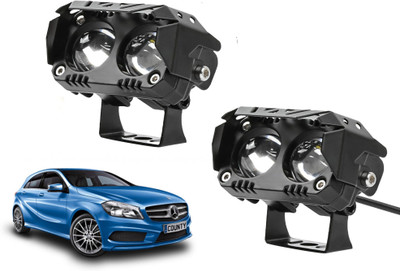 AUTO PEARL 2-Projector lens LED Dual Color White and Yellow for A180 Fog Lamp Car LED for Mercedes Benz (12 V, 15 W)(A180, Pack of 2)