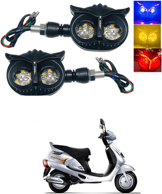 LOVMOTO Front, Rear LED Indicator Light for Mahindra Duro DZ(Multicolor)