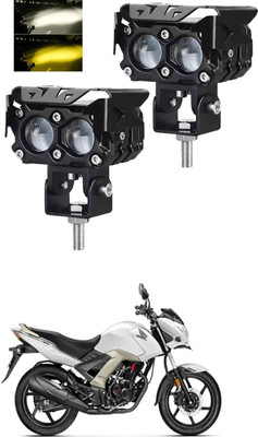 GONAMA Universal 2 Pack Motorcycle LED Driving Fog Lights 40W Amber/Yellow White SG380 Car Fancy Lights(Multicolor)