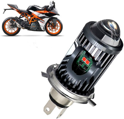 AUTO PEARL White/Yellow Dual Beam & Flicker Red/Blue Led for RC 390 Fog Lamp Motorbike LED for KTM (12 V, 35 W)(RC 390, Pack of 1)