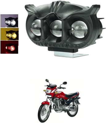 LOVMOTO Universal 30w Led Owl Fog Light Yellow/White nd Red Devil Eye with Flashing s43 Fog Lamp Car, Motorbike LED for Hero (12 V, 30 W)(Universal For Bike, Pack of 1)