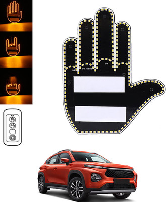 ABJD Universal Unique LED Fun Hand Gesture Light With Wireless Remote-284 Back Up Lamp Car LED for Toyota (12 V, 55 W)(Universal For Car, Pack of 1)