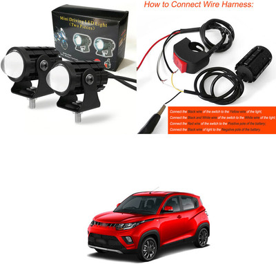 PRTEK LED Fog Light 2PCS_R118 Fog Lamp Car, Motorbike LED (8 V, 10 W)(Universal For Car, Pack of 2)