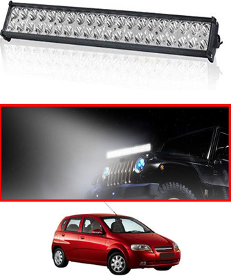 CCMM Universal White High Beam 40LED Bar Light For Vehicle With Clamp-27 Headlight Car LED for Chevrolet (12 V, 55 W)(Aveo UVA, Pack of 1)