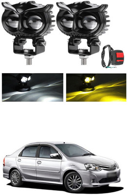PRTEK LED Fog Lamp Unit for Universal For Car Etios