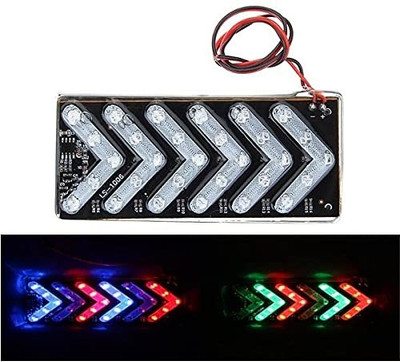 StrawHat Front, Rear, Side LED Indicator Light for Universal For Car 6 Series(Multicolor)