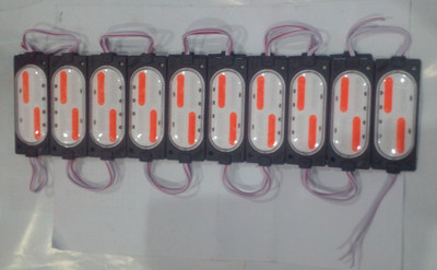 StrawHat 24 LEDs 1 m Red, Blue Color Changing, Flickering, Steady Strip Rice Lights(Pack of 10)