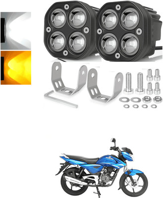 LOVMOTO Front, Rear LED Indicator Light for Bajaj Universal For Bike(White, Amber)