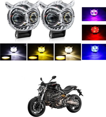 LOVMOTO Front, Rear LED Indicator Light for Hero Hunk(White, Yellow)
