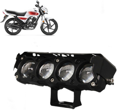 AUTO PEARL 4-Projector lens LED Dual Color White and Yellow High Beam Foglight S128 Fog Lamp Motorbike LED for Honda (12 V, 25 W)(Dream Neo, Pack of 1)