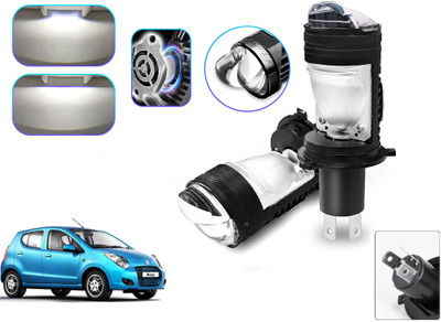 AUTO PEARL H4 LED Projector Len Car Headlight Bulbs 12V 8000LM H/L Beam 45W-55W 6000K _A4 Headlight Car LED for Maruti Suzuki (12 V, 55 W)(A-Star, Pack of 2)
