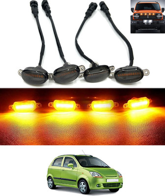 monolive Front Grill 4Led Amber Daytime Running Light Universal For Car 321 Fog Lamp Car LED for Chevrolet (12 V, 36 W)(Spark, Pack of 1)