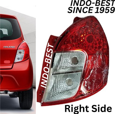 INDO-BEST Tail light/Back light for Maruti Suzuki Celerio (Right/Driver Side) 2013-2021 Tail Light Car Halogen for Maruti Suzuki (12 V, 65 W)(Celerio, Pack of 1)