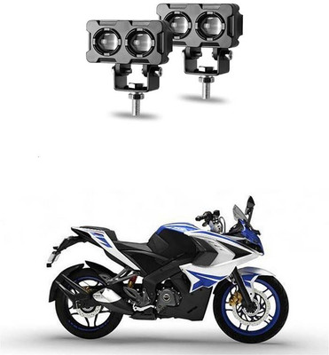 Caropethic 2 Lens LED Fog Light A-86 Fog Lamp Van, Car, Truck, Motorbike LED (12 V, 35 W)(Universal For Bike, Pack of 2)